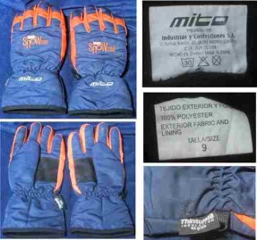 GUANTES MITO NIEVE ESQUI  TALLA 9 (5)